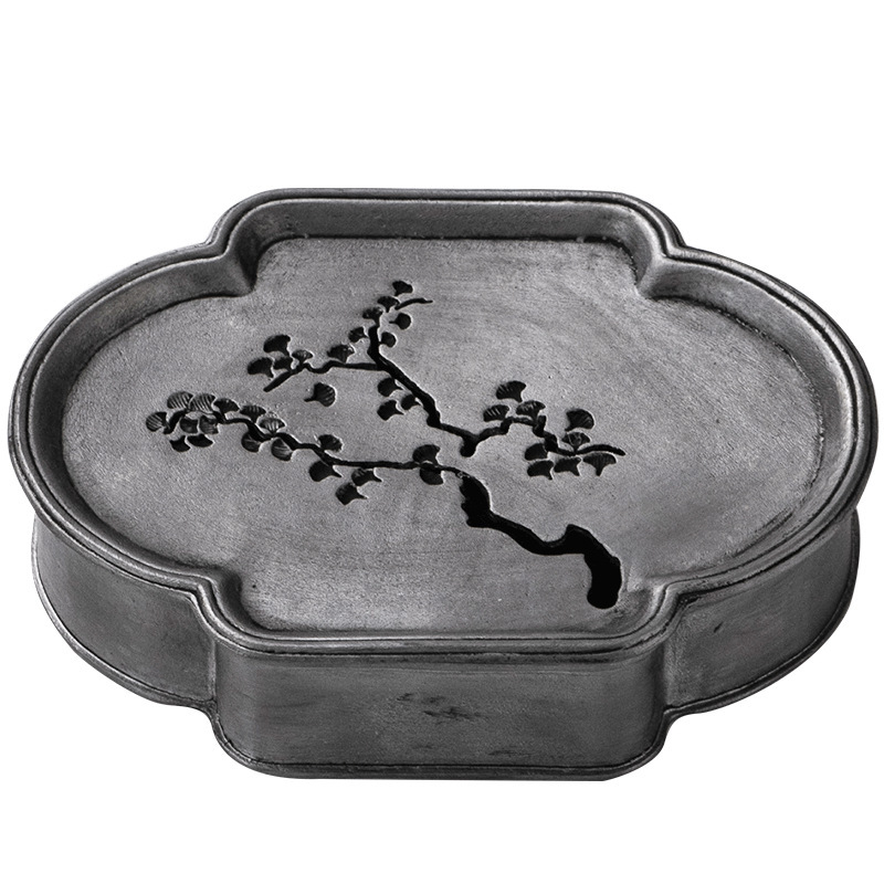 Set Gongfu de ceai în stil japonez retro, suport pentru ceainic, tavă de ceai și rezervor de apă