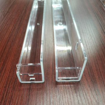 Raft transparent din acril pentru perete, cu 6 etaje, pentru lacuri de unghii, reviste și cărți.