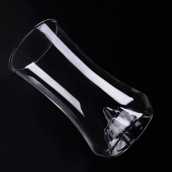 Un pahar nou din sticlă pentru ceai verde, pahar transparent rezistent la temperaturi, design creativ cu formă de munte pentru uz casnic