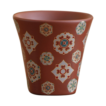 Ceașcă Maestru din lut purpuriu – Set Gongfu de ceai cu o singură ceașcă, pentru uz casnic, design floral