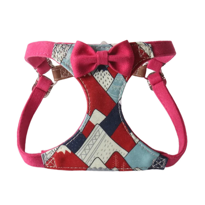 Novi set za kućne ljubimce s mašnicom Mount Fuji – postroj, prsluk i povodac