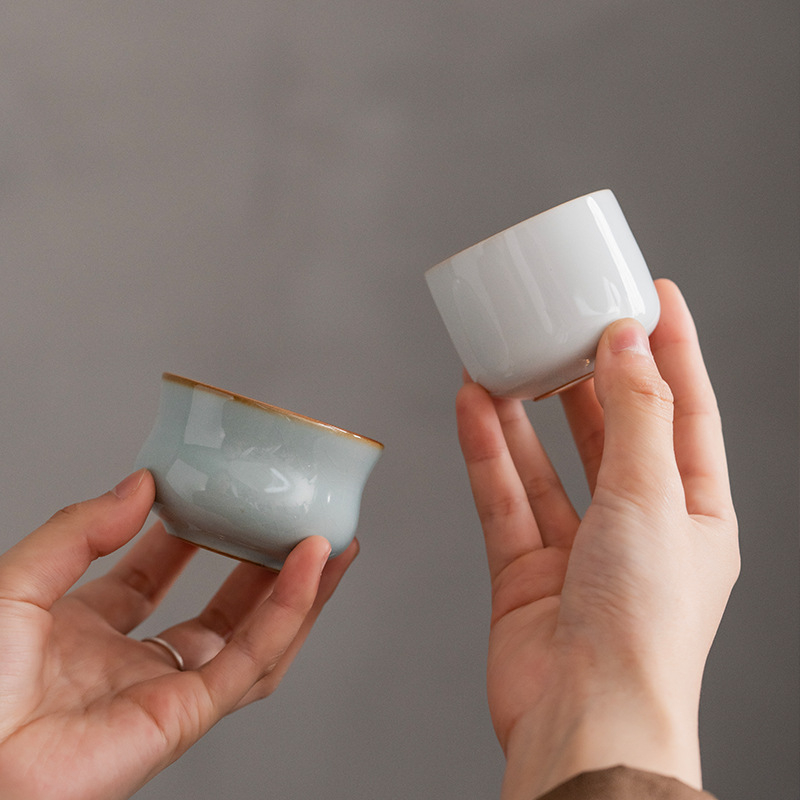 Set cadou cu cinci cești de ceai din cinci cuptoare ceramice celebre — cești Gongfu pentru degustare personală, cadouri corporative elegante