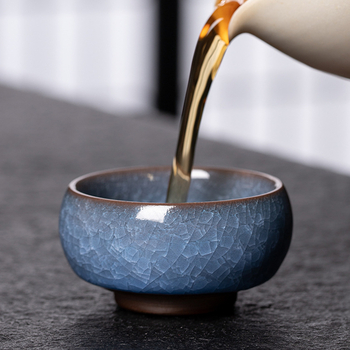 Jianyang Jianzhan ceramic kiln Oil Drop, porțelan negru, corp din lut cu oxid de fier, ceașcă maestru pentru ceai Kung Fu, set ceai și bol de ceai
