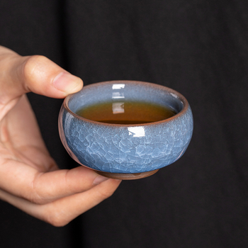 Jianyang Jianzhan ceramic kiln Oil Drop, porțelan negru, corp din lut cu oxid de fier, ceașcă maestru pentru ceai Kung Fu, set ceai și bol de ceai