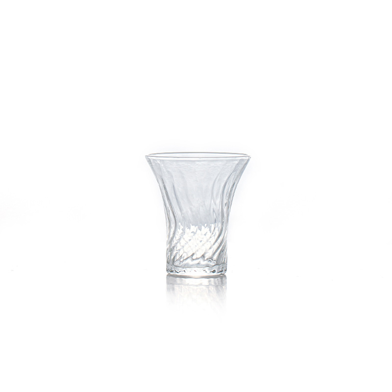 Pahar transparent din borosilicatat rezistent la temperatură pentru ceai, sake și vin alb; pahar pentru aromă; pahar personal