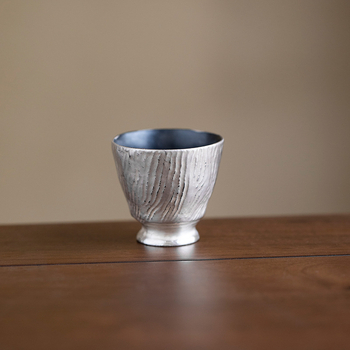 Ceașcă de ceai cu picioare înalte, ceramică premium, stil chinezesc retro, ceașcă personală pentru oaspeți