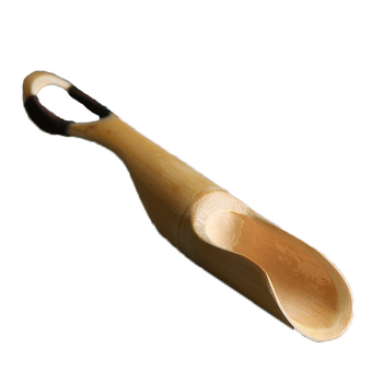 Linguriță de ceai din bambus, lucrată manual, design creativ cu înfășurare, accesorii pentru ceremonia ceaiului Kung Fu