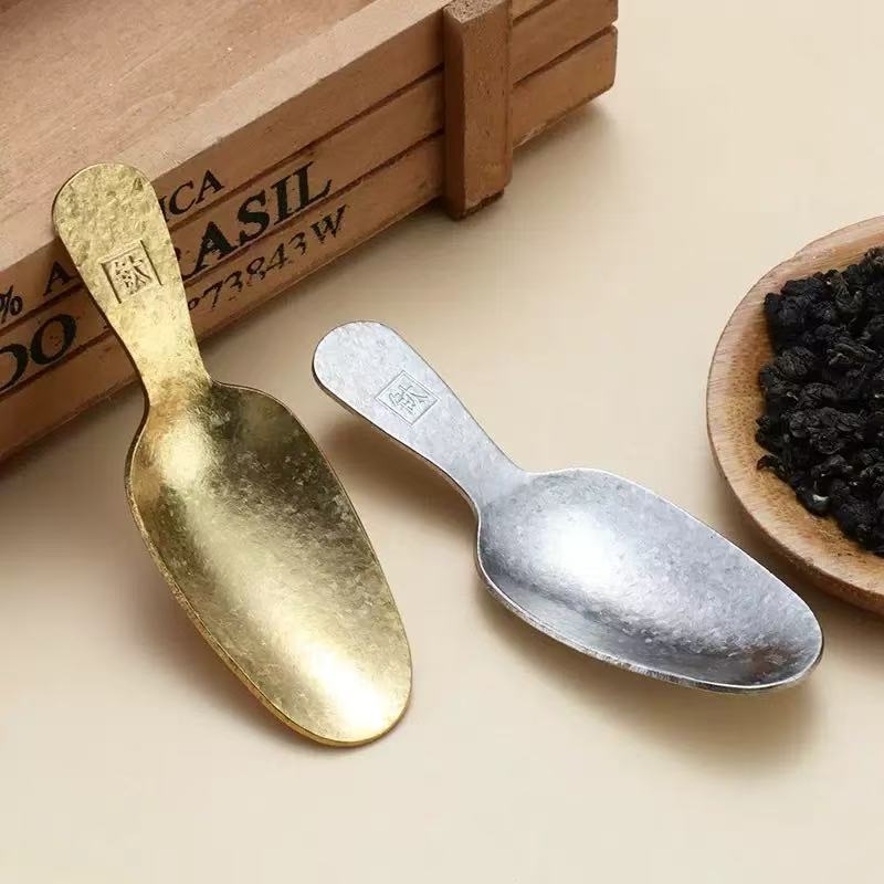 Lingurițe colorate din titan pentru ceai, lingurițe mici pentru ceai, lingurițe cu mâner scurt pentru înghețată, lingurițe pentru desert, lingurițe din titan pur