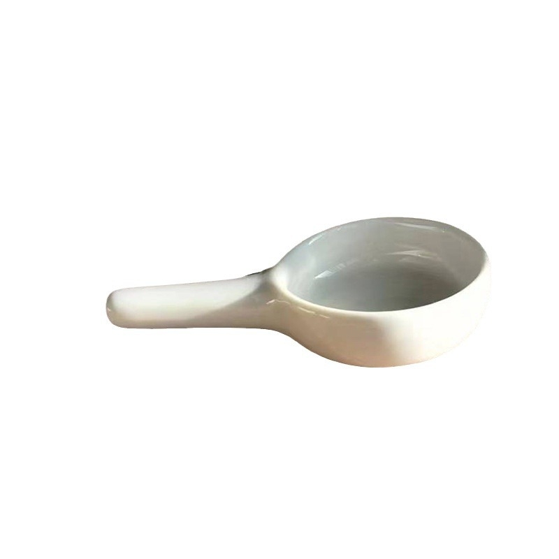 Suport ceramic pentru lumânări și obiect decorativ din porțelan cu linguriță pentru uleiuri esențiale