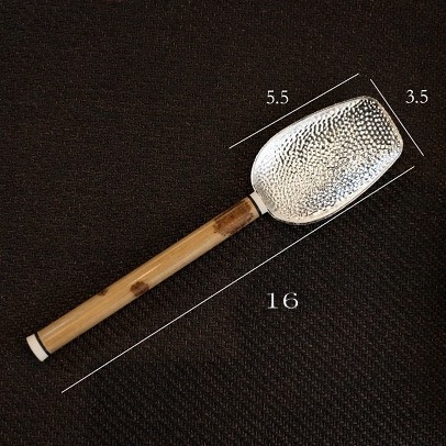 Linguriță de ceai din bambus pentru ceremonia ceaiului – lucrată manual, stil chinezesc, 16 cm lungime
