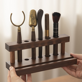 Set de ceremonie a ceaiului din 6 piese, ustensile Kung Fu pentru ceai, accesorii complete pentru ceremonia ceaiului, unelte pentru prepararea ceaiului, ac de ceai, clește pentru ceai, lingură de ceai