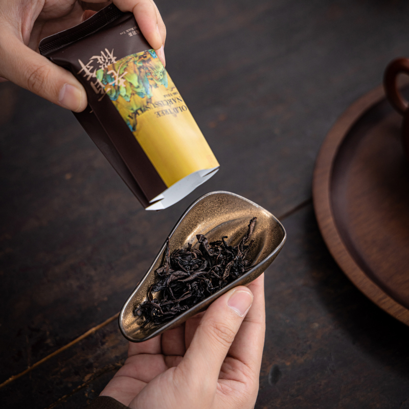 Set de ceai ceramic cu glazură ruginiu aurie, accesorii pentru ceremonia ceaiului, în stil nou chinezesc.
