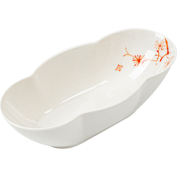 Tava ceramică pentru ceai, pictată manual, cu motiv de pin roșu, pentru uz casnic, separator de ceai, instrument pentru aprecierea ceaiului, instrument de trezire a ceaiului, accesorii de ceai lucrate manual, stil nou chinezesc