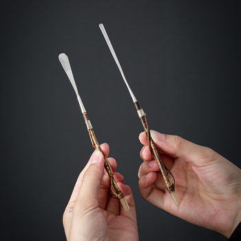 Accesorii din bambus pentru ceremonia ceaiului – ac de ceai, spatulă pentru ceai și instrumente în stil chinoiserie nou