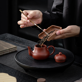Accesorii din bambus pentru ceremonia ceaiului – ac de ceai, spatulă pentru ceai și instrumente în stil chinoiserie nou