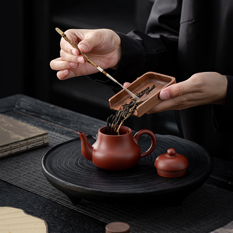 Accesorii din bambus pentru ceremonia ceaiului – ac de ceai, spatulă pentru ceai și instrumente în stil chinoiserie nou