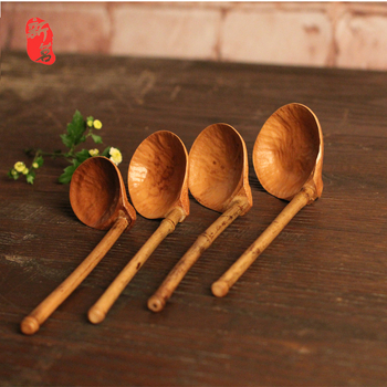 Linguriță de bambus în stil japonez pentru apă și ceai, linguriță pentru pulbere de ceai, ceremonie de ceai, material natural ecologic
