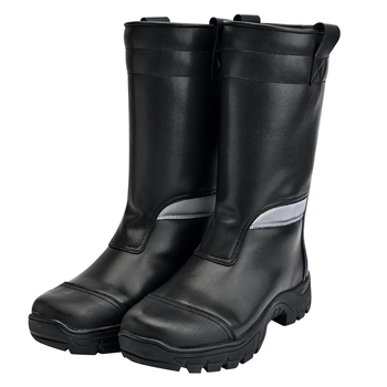 Cizme lungi de salvare din piele, personalizabile, rezistente la foc, antiderapante, impermeabile, antistatice, izolate termic