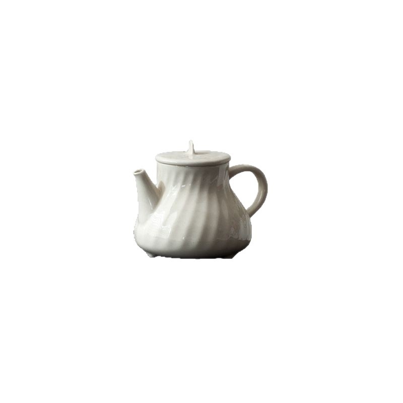 Ceainic ceramic cu glazură din cenușă, stil retro, mică capacitate, pentru o singură persoană, în stil japonez, lucrat manual pentru uz casnic