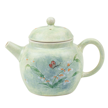 Ceainic ceramic, pictură manuală în acuarelă Wenxin Orchid, ceai Gongfu, pentru uz casnic, capacitate mică, cadou