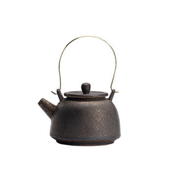 Ceainic ceramic vintage, stil japonez, set de ceai pentru uz casnic, în sufragerie, cu filtru