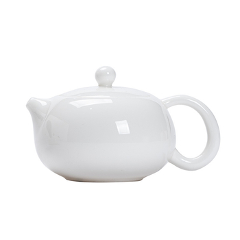 Ceainic Xishi din porțelan alb, set ceramic Gongfu pentru ceai, protecție împotriva arsurilor, filtru, pentru preparare acasă
