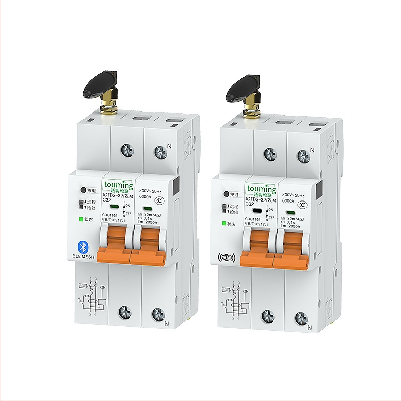 Διαφανής IoT έξυπνος διακόπτης κυκλώματος με απομακρυσμένο έλεγχο και ανίχνευση διαρροών ρεύματος
