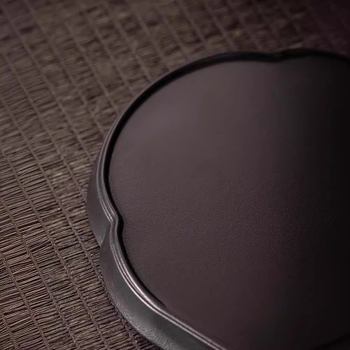 Tavă de ceai în stil chinezesc retro, ceramică albastru-albă, suport mic pentru ceainic cu inspirație zen, platformă mică pentru prepararea ceaiului uscat
