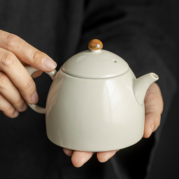 Ceainic ceramic pentru ceremonia ceaiului în stil chinezesc Song, vas unic pentru prepararea ceaiului, set tradițional de ceai