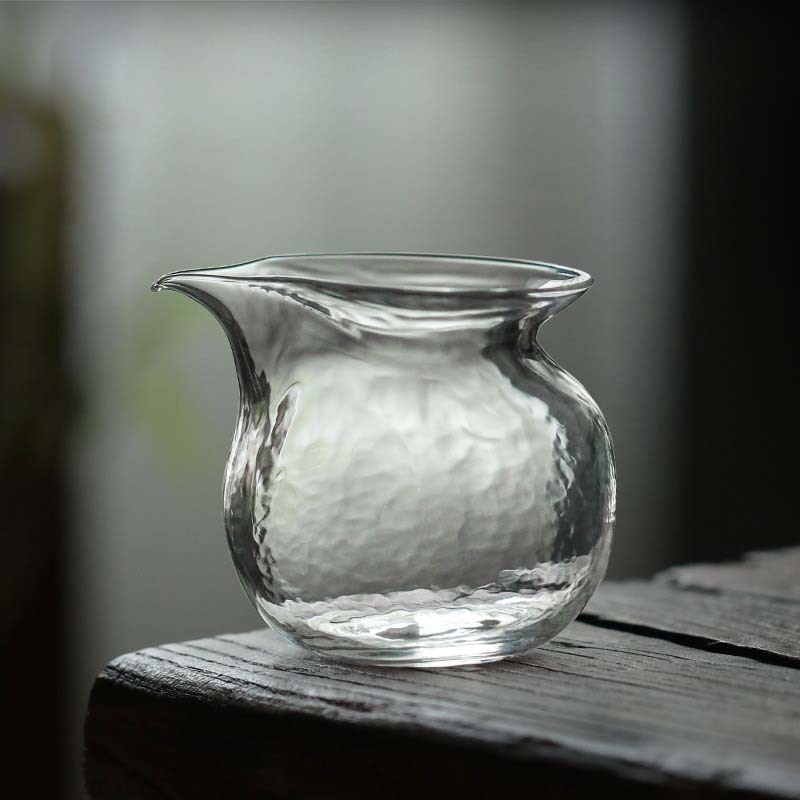 Set Gongfu de ceai, în stil japonez, din sticlă borosilicat rezistentă la căldură, cu capacitate mare, pentru uz casnic