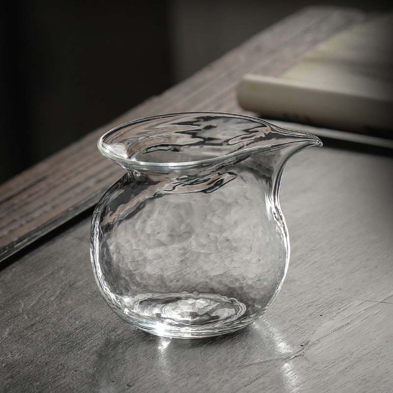 Set Gongfu de ceai, în stil japonez, din sticlă borosilicat rezistentă la căldură, cu capacitate mare, pentru uz casnic