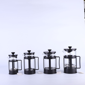 Filtru din oțel inoxidabil pentru ceai și cafea, preparare manuală, presă franțuză, ceai/cafea din sticlă borosilikat