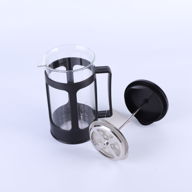Filtru din oțel inoxidabil pentru ceai și cafea, preparare manuală, presă franțuză, ceai/cafea din sticlă borosilikat