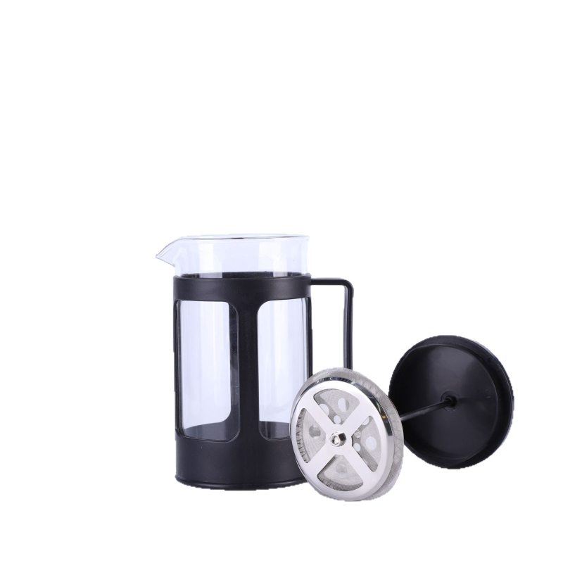 Filtru din oțel inoxidabil pentru ceai și cafea, preparare manuală, presă franțuză, ceai/cafea din sticlă borosilikat