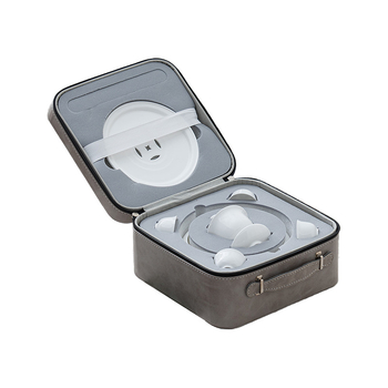 Mud Craftsman Set de ceai din porțelan osos, pereți subțiri, pentru exterior, cu recipient portabil pentru prepararea ceaiului, Chaoshan Gongfu, tavă de ceai de 6 inch