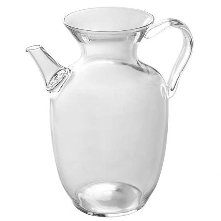 Ceainic din sticlă borosilikat de înaltă rezistență, design îngroșat, rezistent la căldură, pentru birou, set pentru prepararea ceaiului