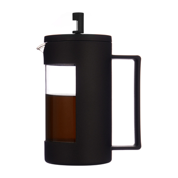 Danhe din oțel inoxidabil – presă franțuzească pentru cafea și maker de ceai, cu design geometric semiînchis