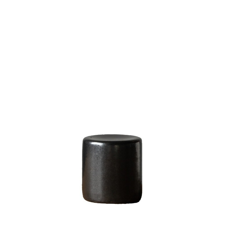 Suport capac și suport pentru ceașcă de ceai, stil japonez retro, ceramică lucrată manual, accesoriu pentru setul de ceai, ornament pentru ceremonia ceaiului