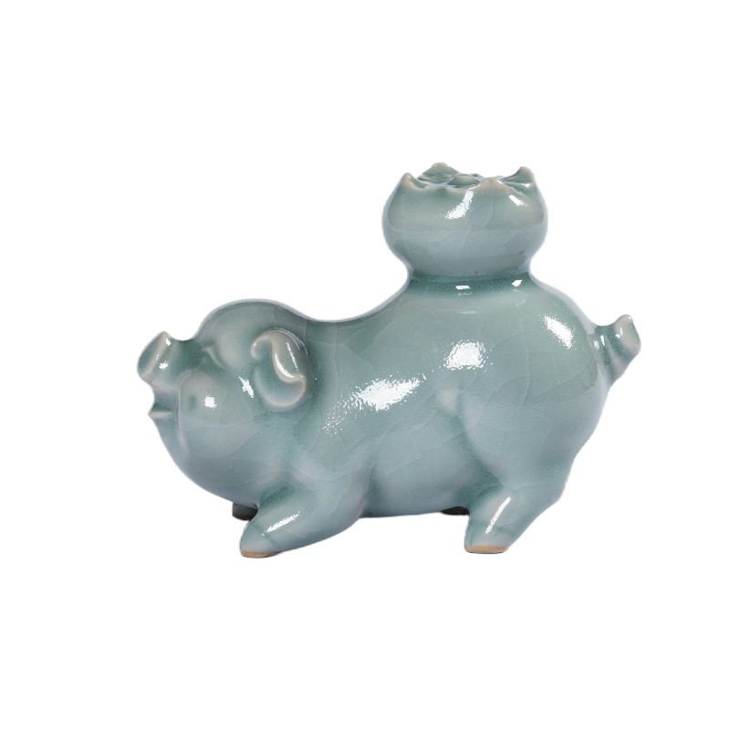 Set de capace Longquan Celadon pentru ceainic și ceașcă – accesorii ceramice pentru ceai