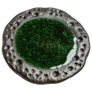 Suport ceramic pentru ceai, glazură verde, stil Zen, capac de gheață, accesoriu pentru setul Kung Fu
