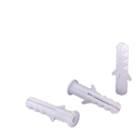 Tub de expansiune din plastic M6, diametru 6 mm, dop PE, șurub de expansiune în formă de pește