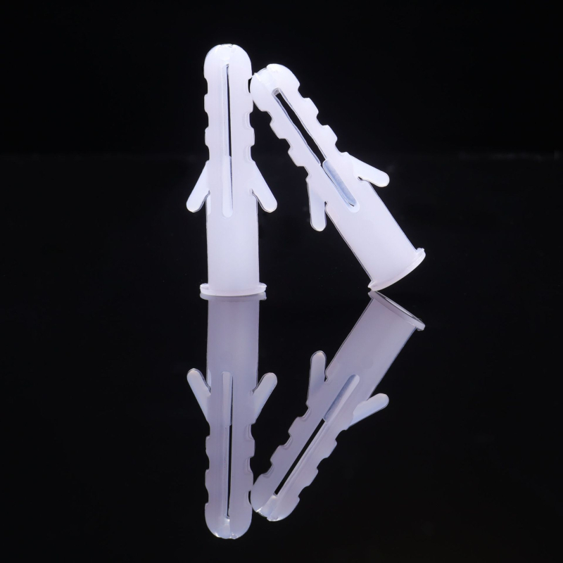 Tub de expansiune din plastic M6, diametru 6 mm, dop PE, șurub de expansiune în formă de pește