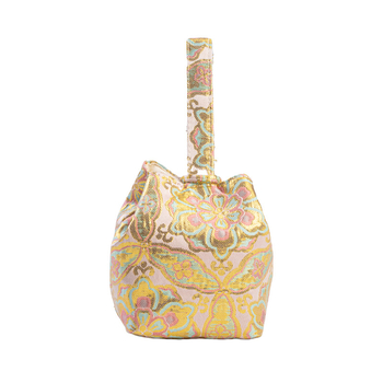 Geantă de depozitare pentru ceașca de ceai, broderie aurie pe țesătură – accesorii pentru ceremonia ceaiului, set de ceai portabil pentru călătorii