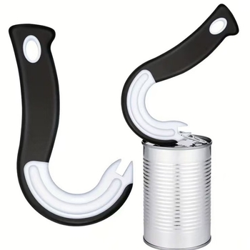 Deschizător de conserve în formă de cârlig și deschizător de sticle, ustensilă de bucătărie manuală, instrument multifuncțional