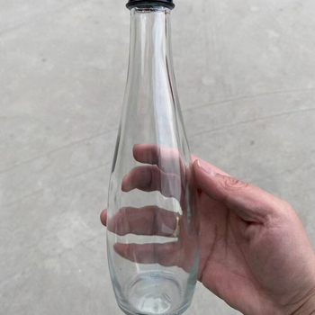 Kreativna prozirna staklena boca 330 ml i 500 ml za liker, sok i mliječni čaj — prazna boca