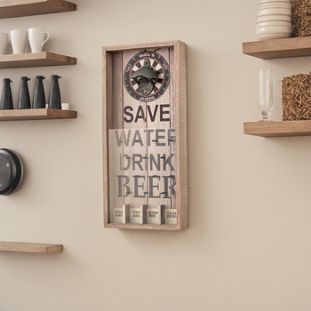 Deschizător de bere pentru perete, din fontă, stil european retro, design creativ în stil american