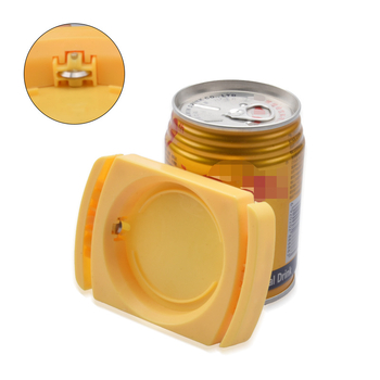 Go Swing Deschizător de conserve – Deschizător multifuncțional din plastic pentru conserve și băuturi, galben