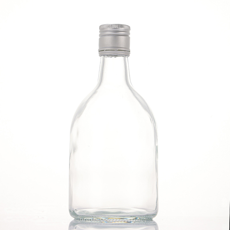 Prozirna staklena boca za voćno vino, boca za sokove, domaće vino s čepom, 500 ml ili 375 ml