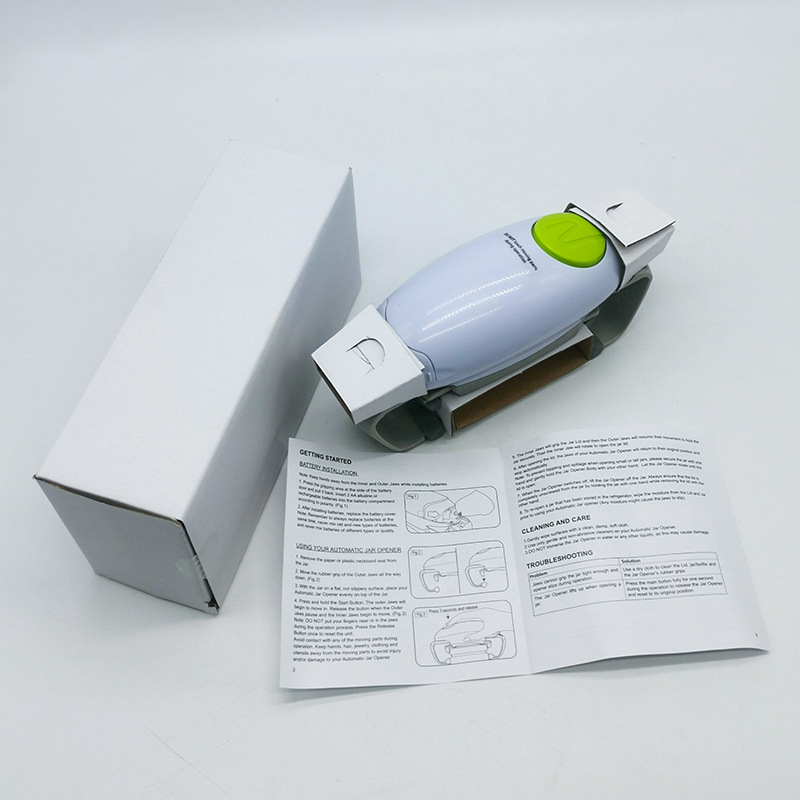 ABS deschizător electric multifuncțional pentru conserve și sticle, cu design oval antiderapant, versiune îmbunătățită