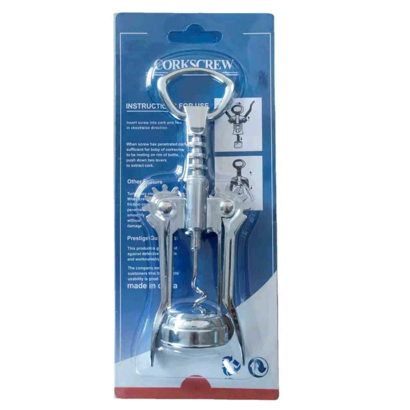 Deschizător de sticle pentru vin roșu, stil european, multifuncțional, aliaj de zinc